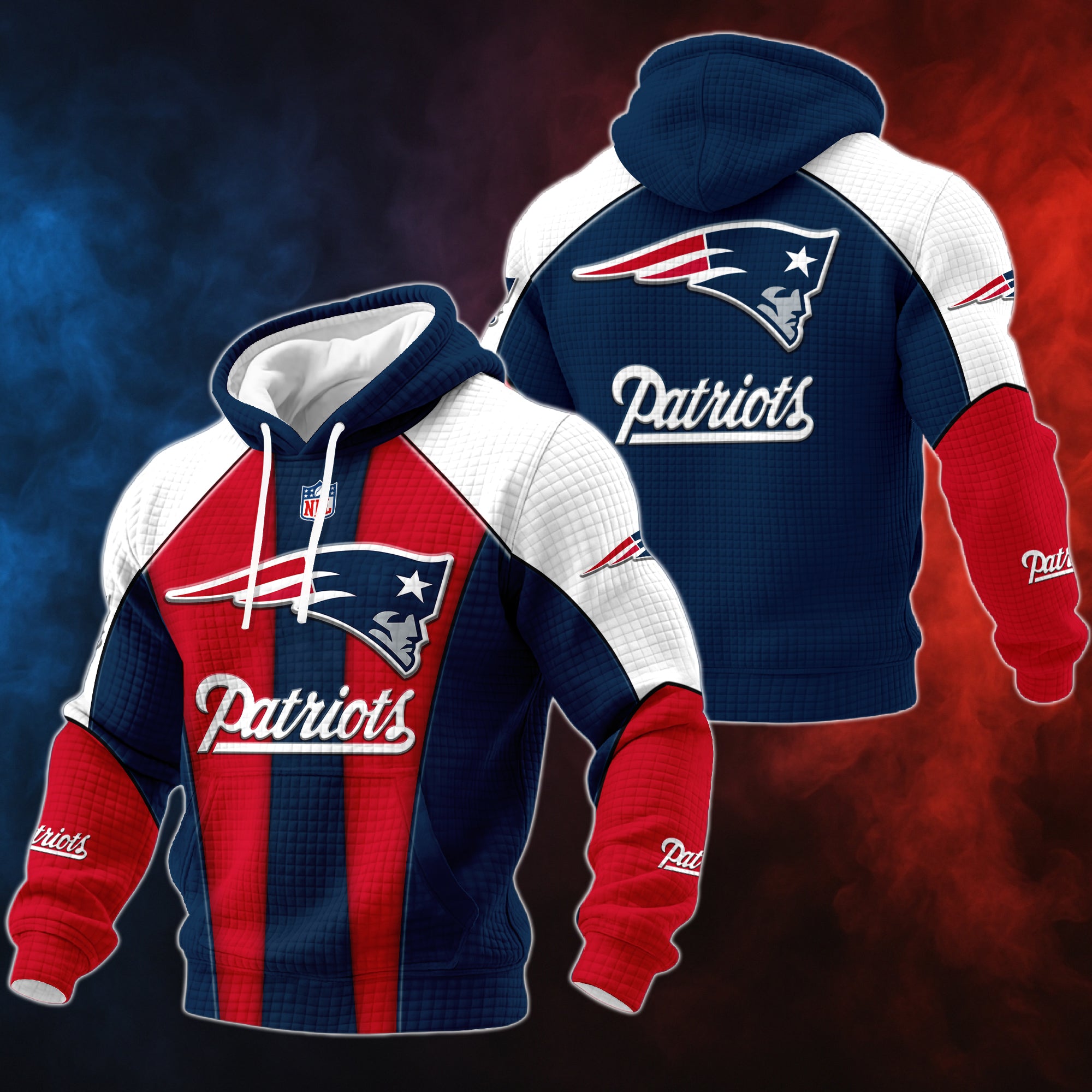 New England Retro Waffle Hoodie Limited Edition NCVD08012603