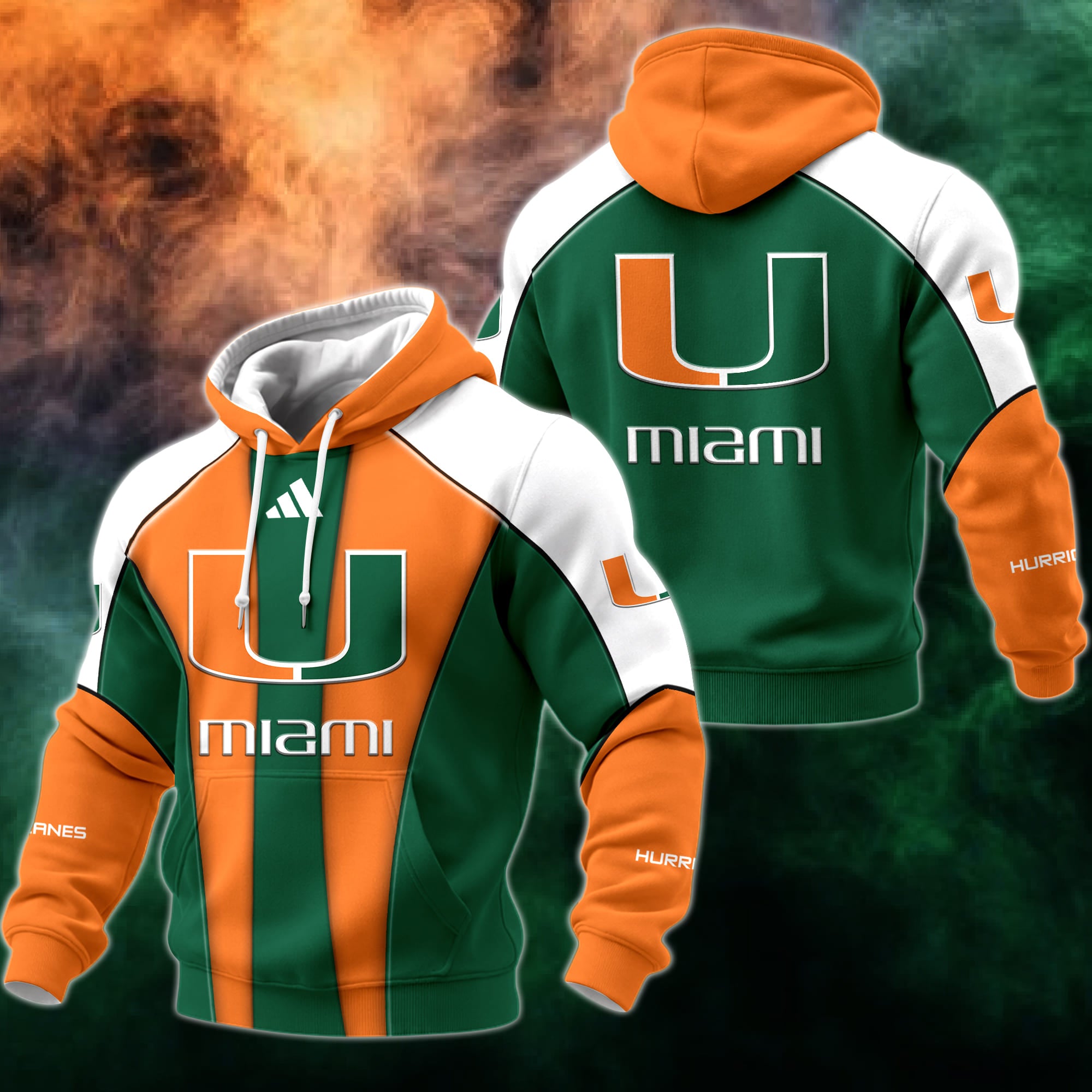Miami Retro Hoodie Limited Edition NCVD12012605