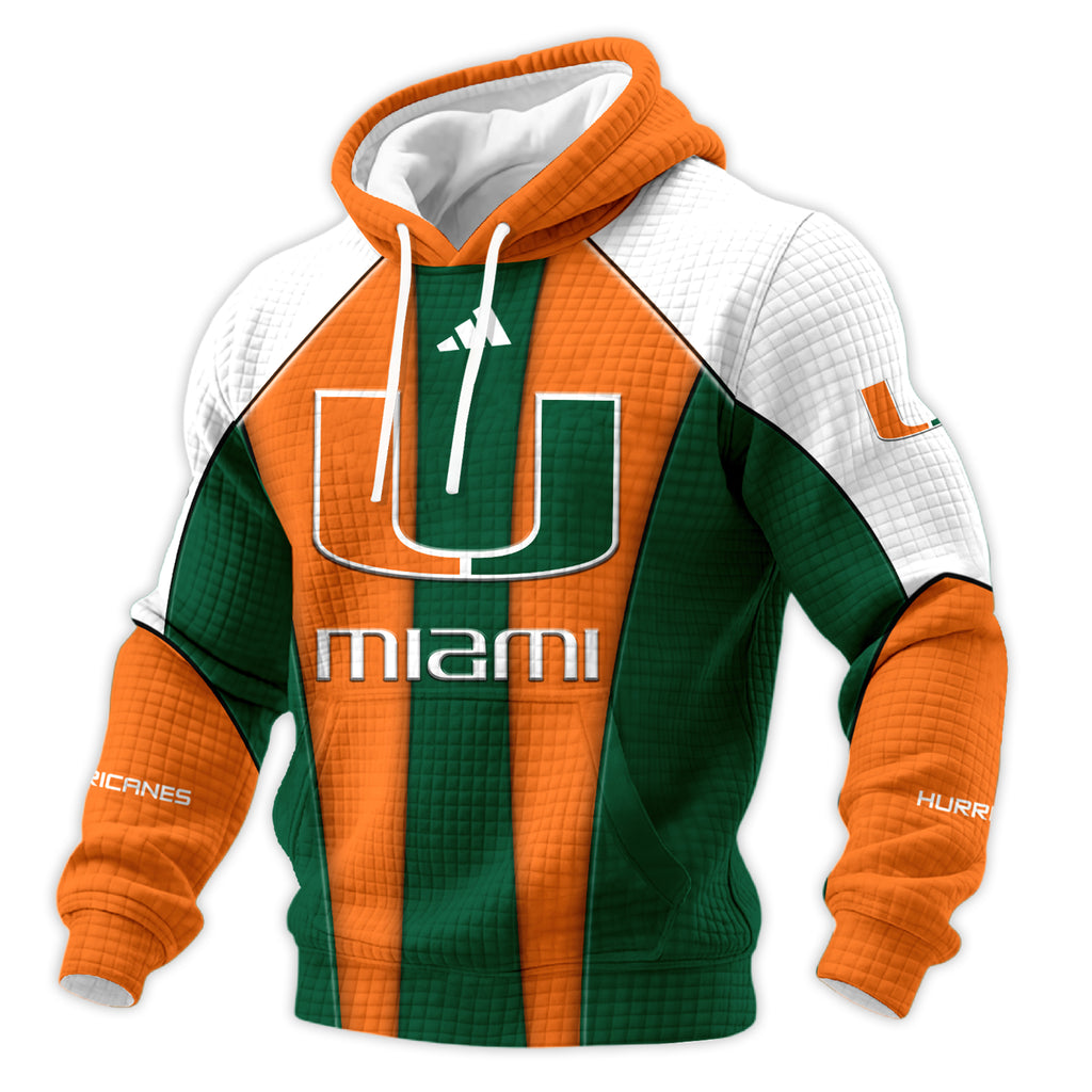 Miami Retro Waffle Hoodie Limited Edition NCVD12012607