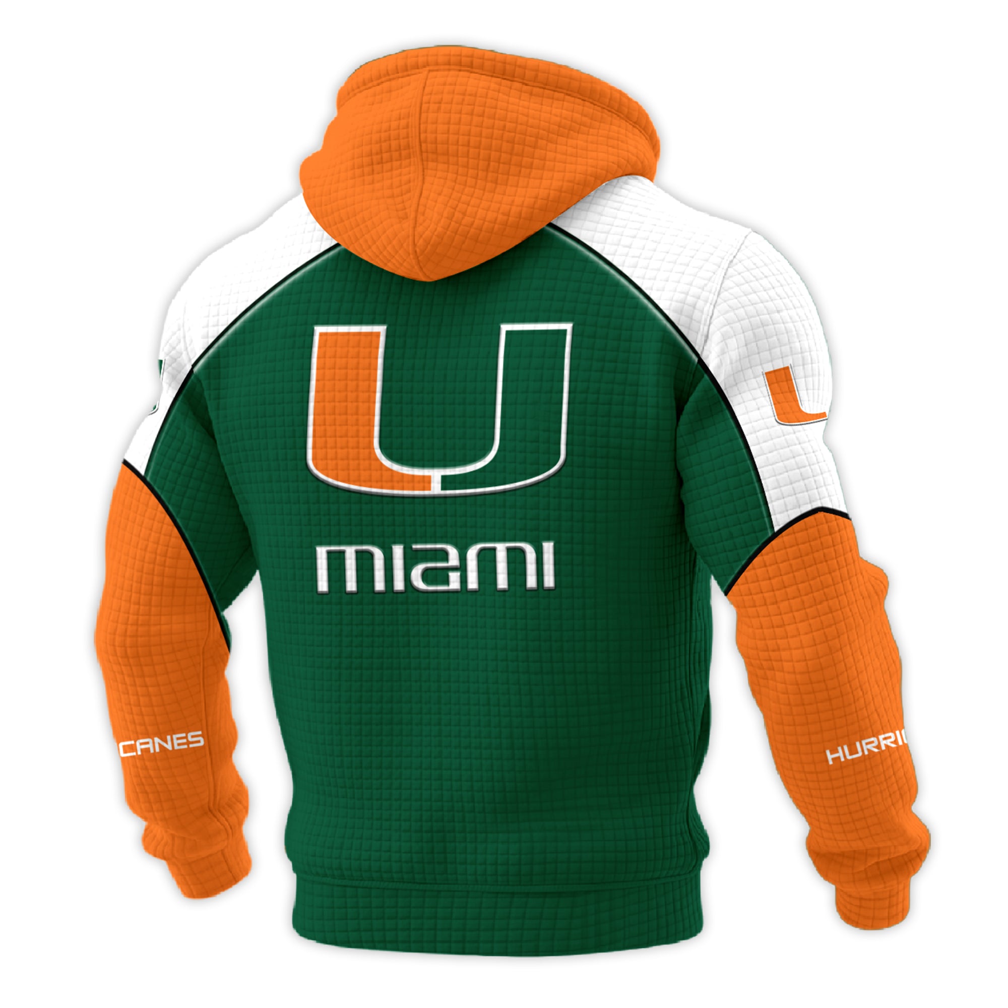 Miami Retro Waffle Hoodie Limited Edition NCVD12012607
