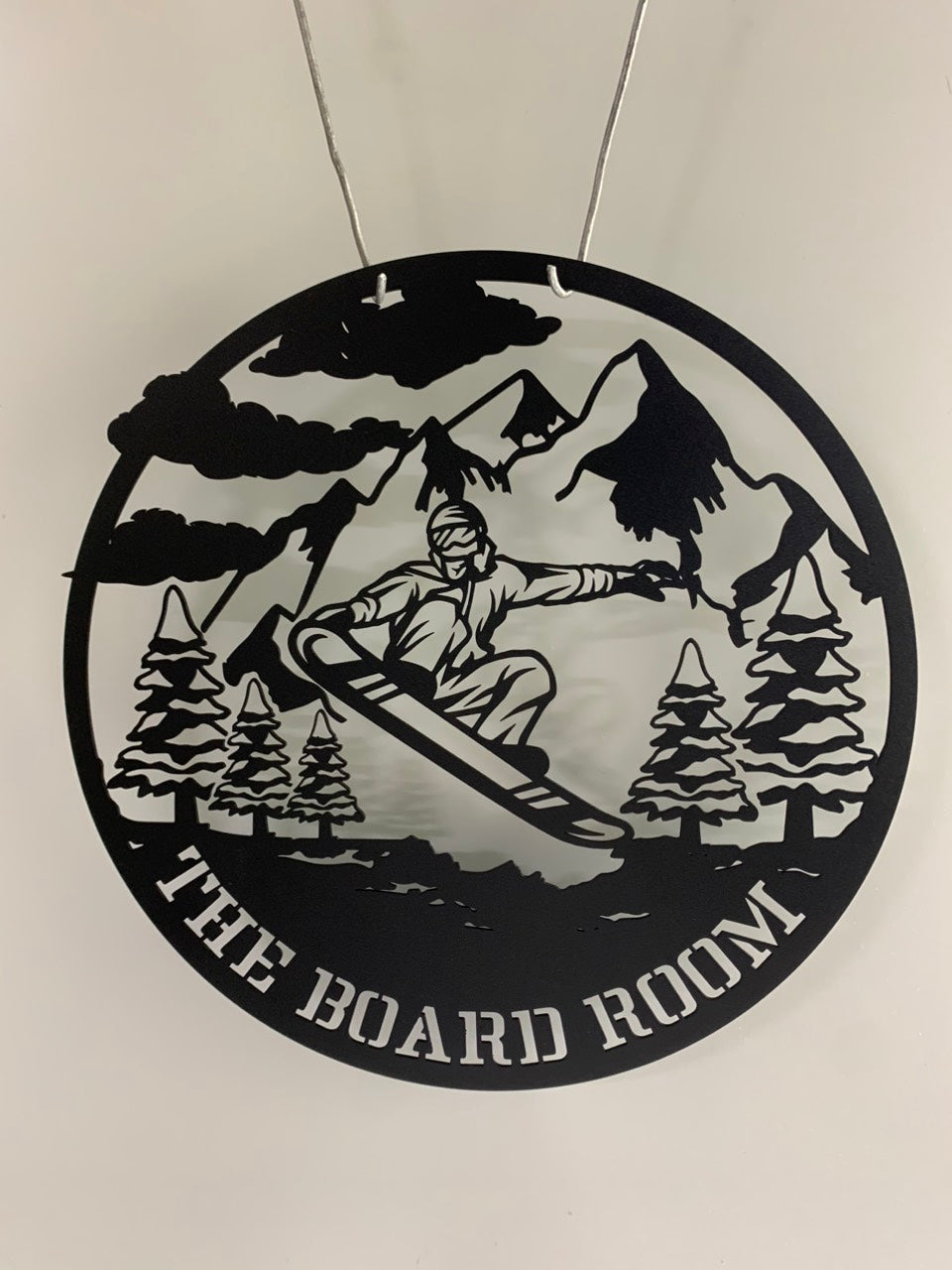 Custom Snowboarding Metal Wall Art, Personalized Snowboarding Metal Name Sign, Metal Snow Skiing Sports Metal Wall Sign