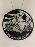 Custom Snowboarding Metal Wall Art, Personalized Snowboarding Metal Name Sign, Metal Snow Skiing Sports Metal Wall Sign